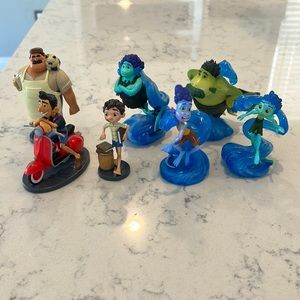 Disney Pixar Luca Plastic Figurine Set